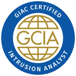 Insignia de la certificación GIAC Certified Intrusion Analyst